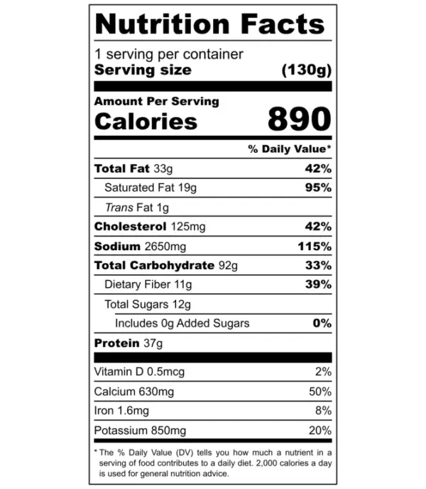 FOUNDATION Freeze-Dried Lasagna - Easy Camping Meal - Image 2