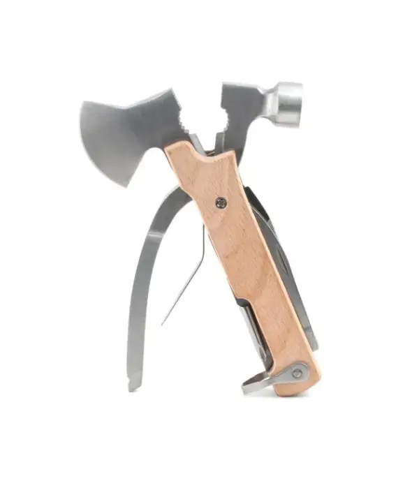 Adjustable Wrench Wood Handle Multi-Function Tool