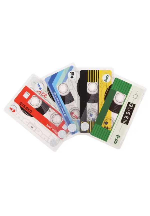 Retro Cassette Playing Cards Collectible Deck