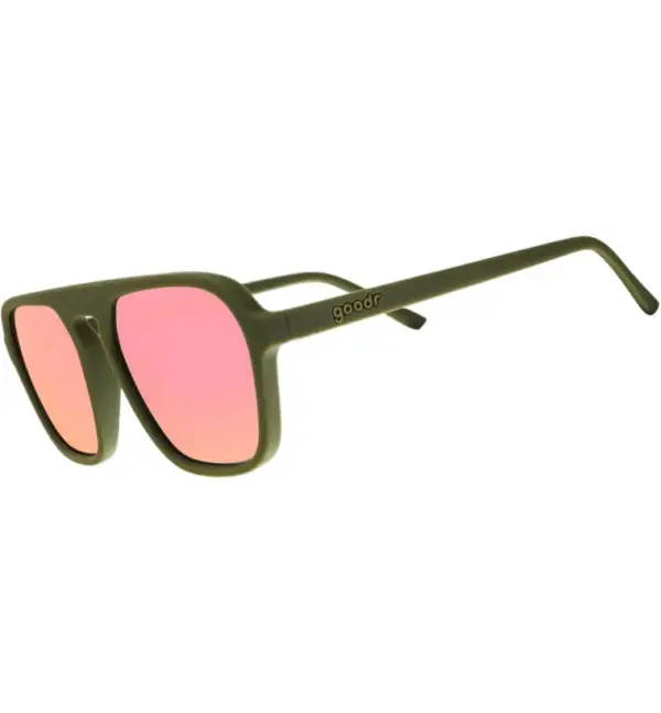 Goodr Retro G Sunglasses Dirty Martini Color
