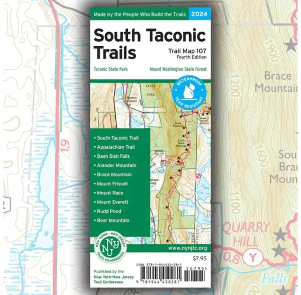 Official South Taconic Trails Hiking Map NY CT
