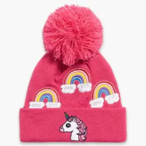 Turtle Fur Warm Kids Unicorn Beanie