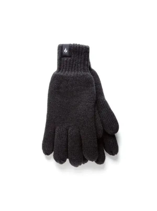 Heat Holders Thermal Knit Gloves with Grip - Warm Winter Gloves - Image 2