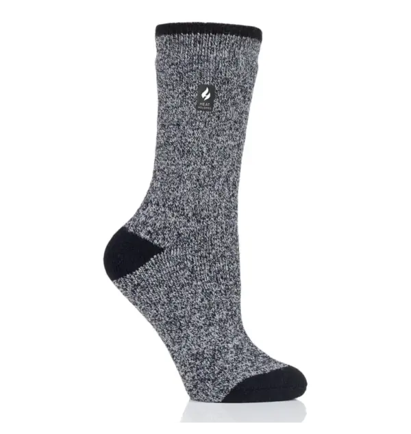 Heat Holders Lite Crew Socks - Warm Thermal Viola Twist