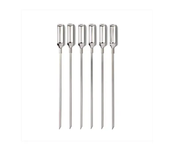 OXO 6-Piece Stainless Steel Grilling Skewers for BBQ - Image 2