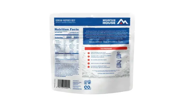 Mountain House Beef Bulgogi Freeze-Dried Meal