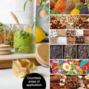 12-Piece Glass Spice Jar Set with Lids - Moritz & Moritz