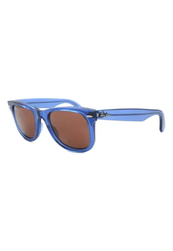 Ray-Ban Original Wayfarer Colorblock Sunglasses in Transparent Blue