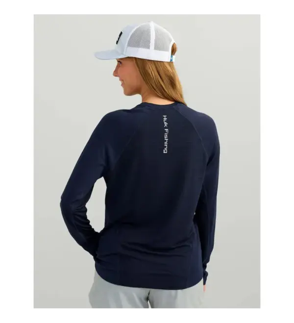 HUK Women's Icon Long Sleeve Fishing Shirt UPF Sun Protection - Image 2