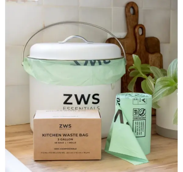 Zero Waste 3 Gallon Compost Bags, 48-Pack