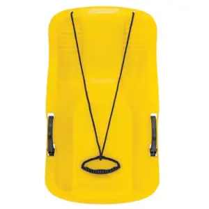 Classic Plastic Snow Sled with Brakes for Kids & Adults