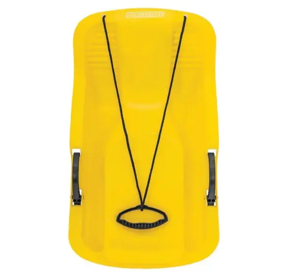 Classic Plastic Snow Sled with Brakes for Kids & Adults