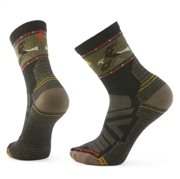 Smartwool Women's Hiking Socks with Cushion Support - Mountain Prism Print