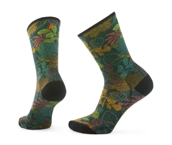 Smartwool Women's Trail Running Socks with Cushion & Mountain Print