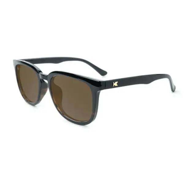 Knockaround Paso Robles Sunglasses Tortoise Shell Amber Lens