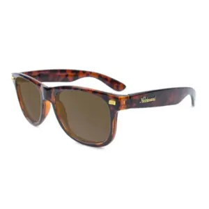 Knockaround Fort Knocks Sunglasses in Tortoise Shell & Amber Lenses