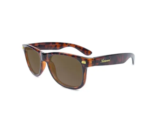 Knockaround Fort Knocks Sunglasses in Tortoise Shell & Amber Lenses