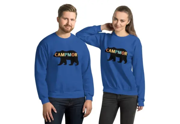 Campmor Bear Design Sweatshirt Essential Outdoor Layer