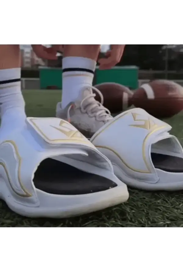 Youth Sports Recovery Slides - Tronus Premium Comfort Footwear - Image 2