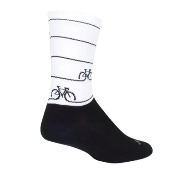 Cyclepath Crew Cycling Socks - 6 Inch Bike Socks by SockGuy