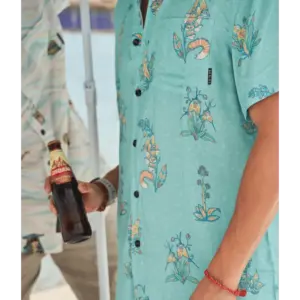 Bajallama Rainbow Mountains 7-SEAS™ Button-Up Shirt