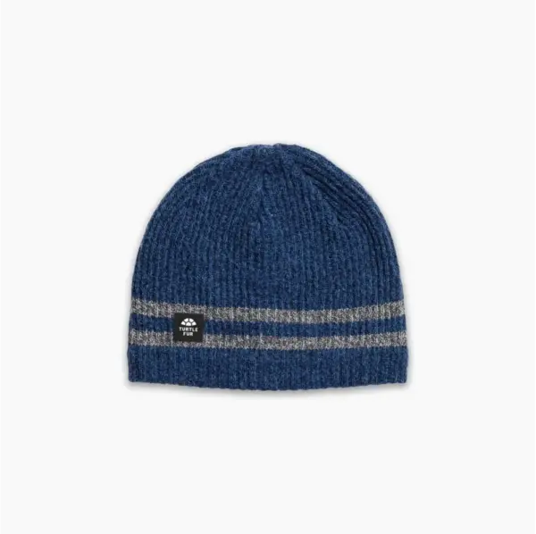 Turtle Fur Ocean Ragg Wool Beanie - Convertible BTV Hat for Warmth & Comfort