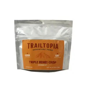 Trailtopia Gluten Free Triple Berry Crisp Backpacking Meal