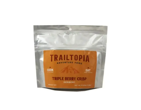 Trailtopia Gluten Free Triple Berry Crisp Backpacking Meal