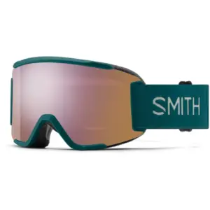 Smith Sol-X Snow Goggles with Mirror Lens - White & Green