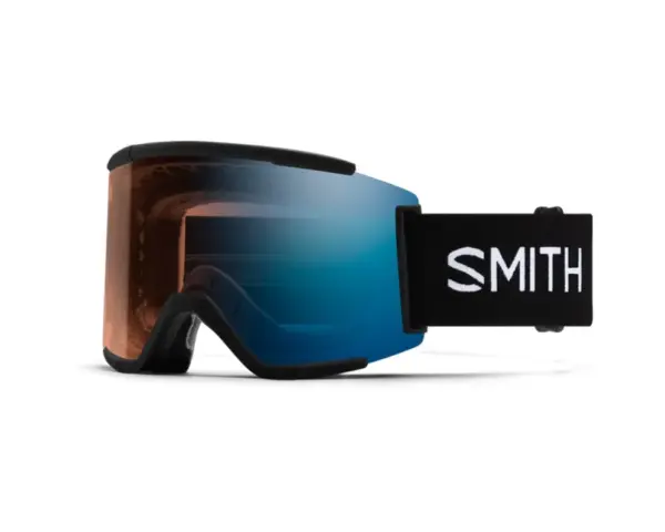 Smith Squad XL Snow Goggles - Low Bridge Fit, Photochromic Gold Mirror Lens