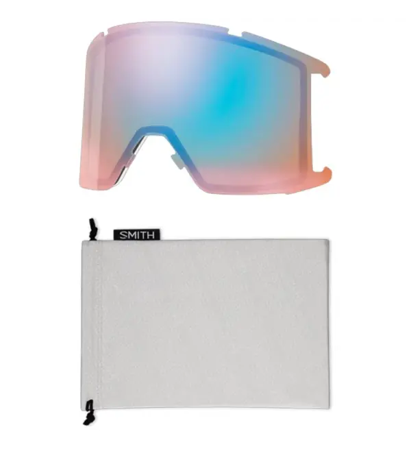 Smith Squad XL Snow Goggles - ChromaPop Violet & Storm Blue Mirrors - Image 2