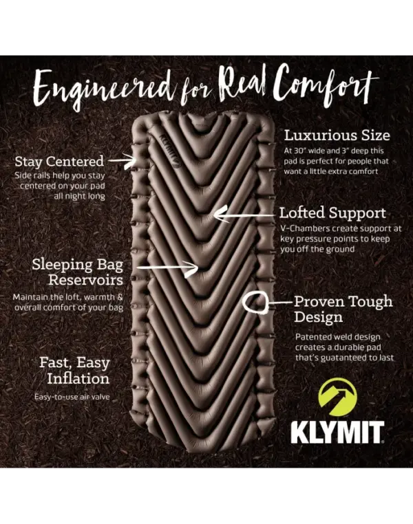 Klymit Static V Luxe Inflatable Sleeping Pad - Image 2