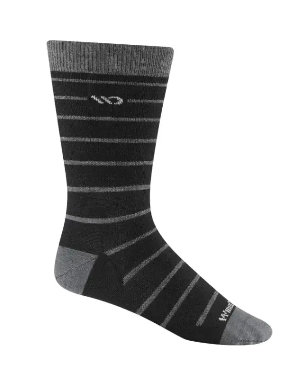 Darn Tough Women's Wide Open Multi Stripe Midweight Crew Socks - Image 2