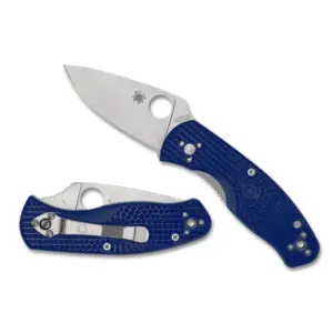 Spyderco Cat Black G10 Plain Edge Pocket Knife