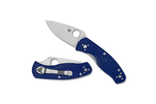 Spyderco Cat Black G10 Plain Edge Pocket Knife