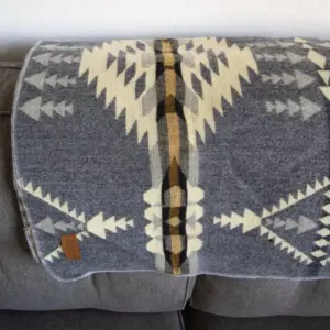 Soft Andean Alpaca Wool Blanket - Handmade Inca Throw by Alpaca Threadz