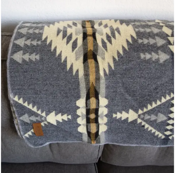 Soft Andean Alpaca Wool Blanket - Handmade Inca Throw by Alpaca Threadz