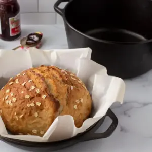 Lodge 5 Qt Cast Iron Dutch Oven Dual Handle Pre-Seasoned