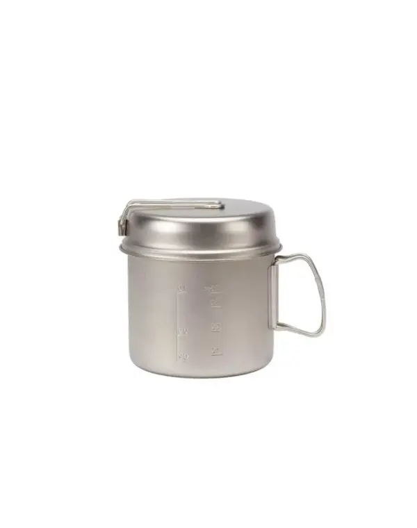Snow Peak Titanium Trek 1400 Camping Cookset Lightweight Compact - Image 2