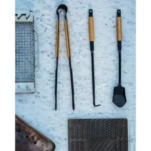 Snow Peak Fire-Resistant Camping Gloves for Outdoor Cooking
