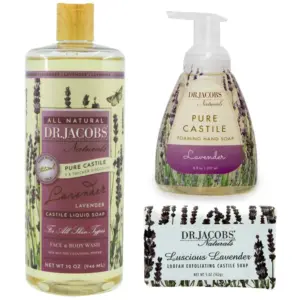 Dr. Jacobs Naturals Lavender Gift Set - Relaxing Body & Bath Care