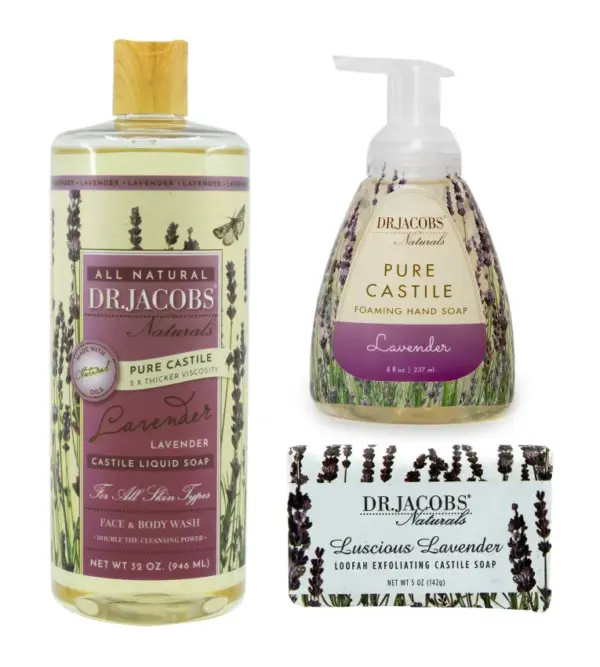 Dr. Jacobs Naturals Lavender Gift Set - Relaxing Body & Bath Care