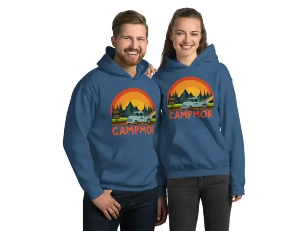 Vintage Pickup Truck Hoodie - Rustic Outdoor Sweatshirt by Campmor