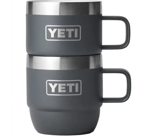Yeti Rambler 6oz Stackable Mug - Camp Cup, Double-Wall Vacuum Insulated
