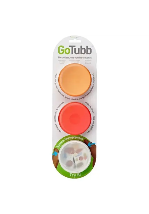 Humangear GoTubb Small Leak-Proof Travel Containers Set of Three