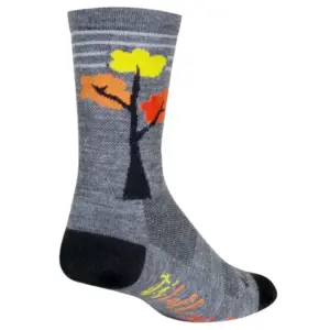 Wool Crew Socks for Fall - 6 Inch Warm Hiking Socks by SockGuy