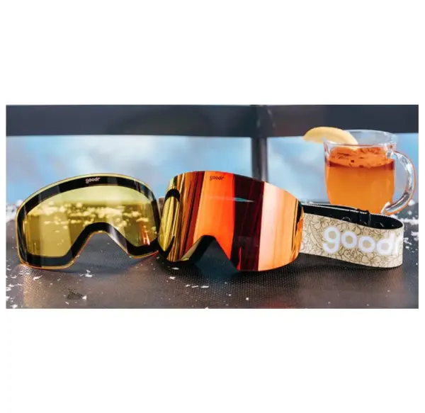 goodr Snow Goggles Bunny Slope Dropout - Polarized UV Protection