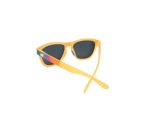 Knockaround Mount Evans Sunglasses Gold Sky Blue - Image 2