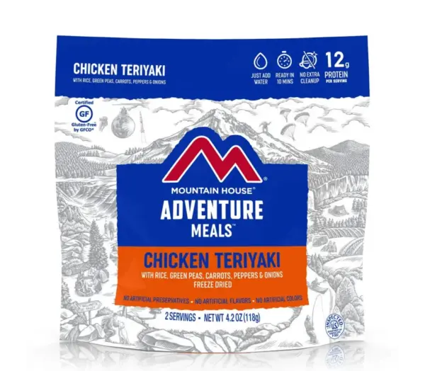 Mountain House Freeze Dried Chicken Teriyaki Rice Meal