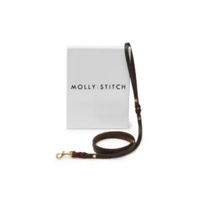 Adjustable Leather Dog Leash - Sahara Cognac by Molly And Stitch